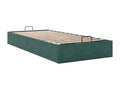 Matelas en velours vert, 90 x 200 cm