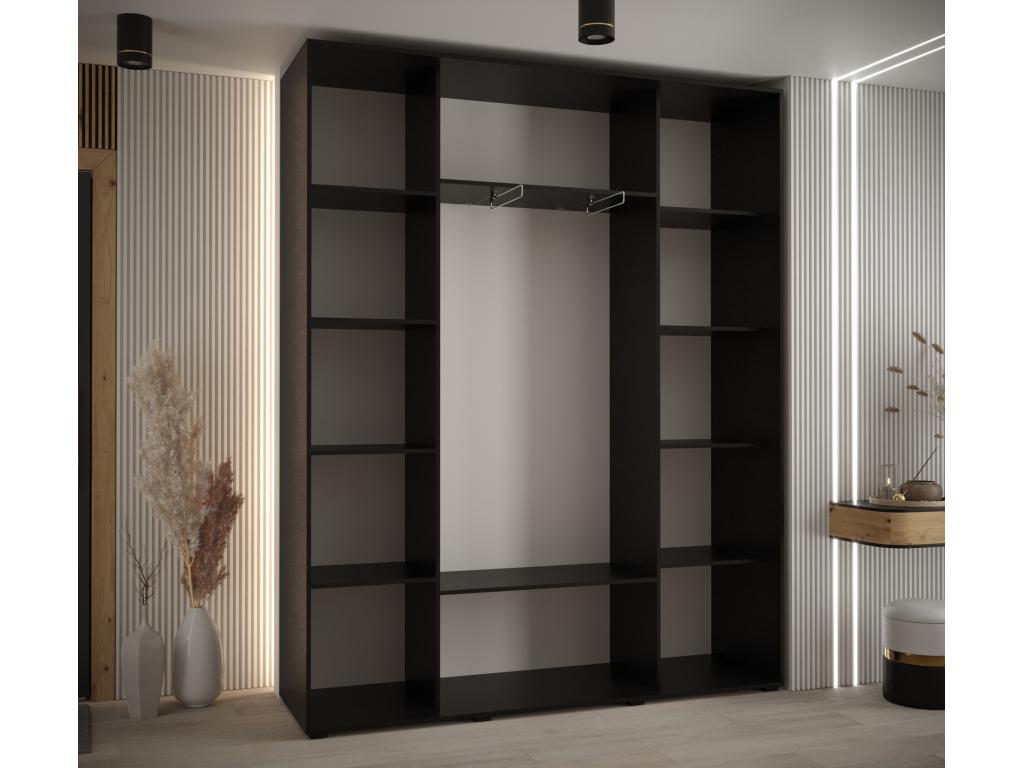 Armoire noire, 190 x 45 x 235,2 cm