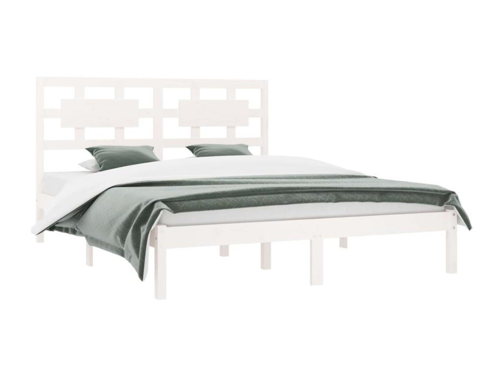 Matelas en bois de pin blanc, 140 x 200 cm