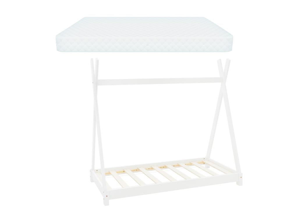 Matelas blanc, 80 x 160 cm