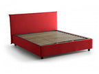 Matelas en tissu rouge, 140 x 190 cm