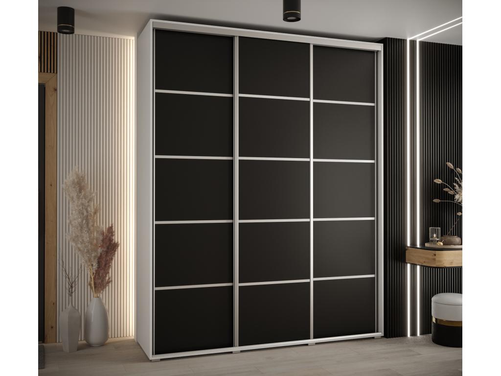 Armoire noire, 190 x 60 x 235,2 cm