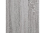 Table en bois d'ingénierie gris, 100 x 35,5 x 75 cm