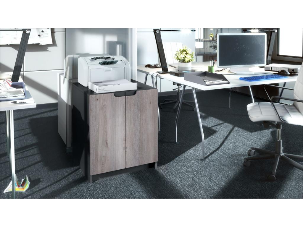 Armoire en chêne noir, 51 x 60,5 x 54 cm