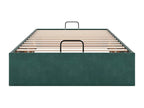 Matelas en velours vert, 90 x 200 cm