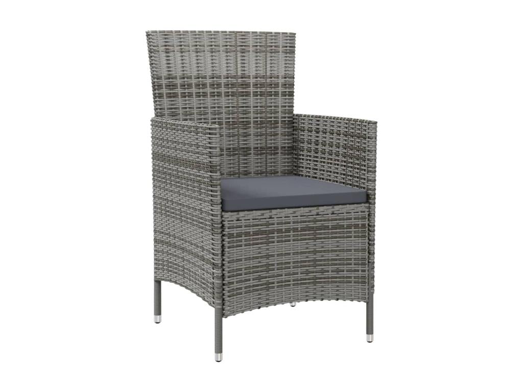 Mobilier de maison en résine tressée grise - dlz1766575502431