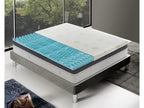Matelas blanc, 5 cm d'épaisseur, 90 x 190 cm