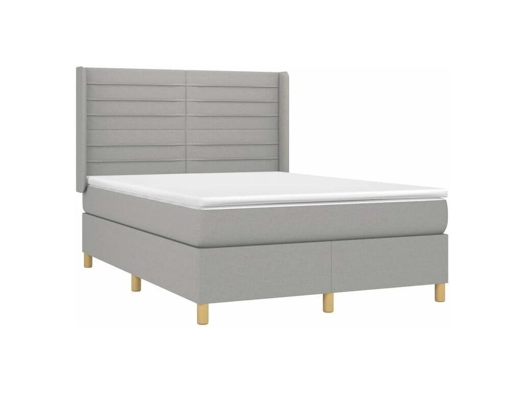 Matelas en tissu blanc, 140 x 200 cm - dlz1766575598050