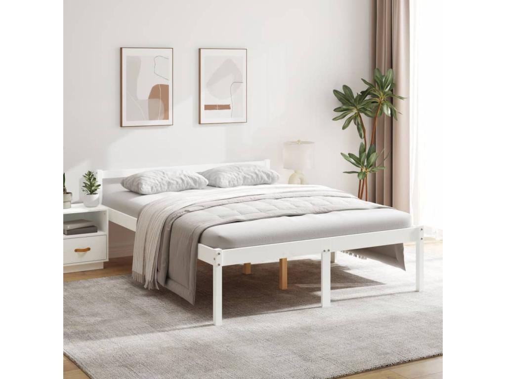 Matelas en pin blanc, 160 x 200 cm - dlz1766575315876