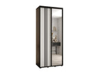 Armoire noire, 100 x 45 x 235,2 cm