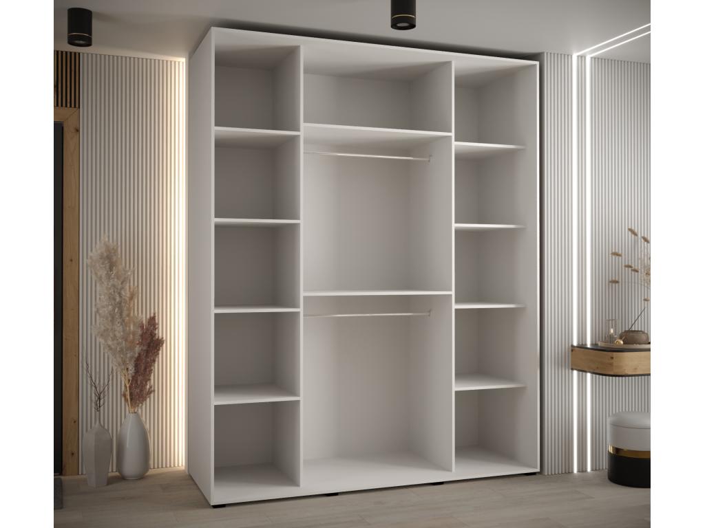 Armoire noire, 190 x 60 x 235,2 cm
