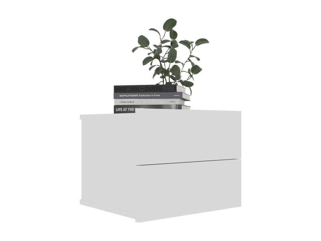 Meuble de maison en bois d'ingénierie blanc, 40 x 30 x 30 cm