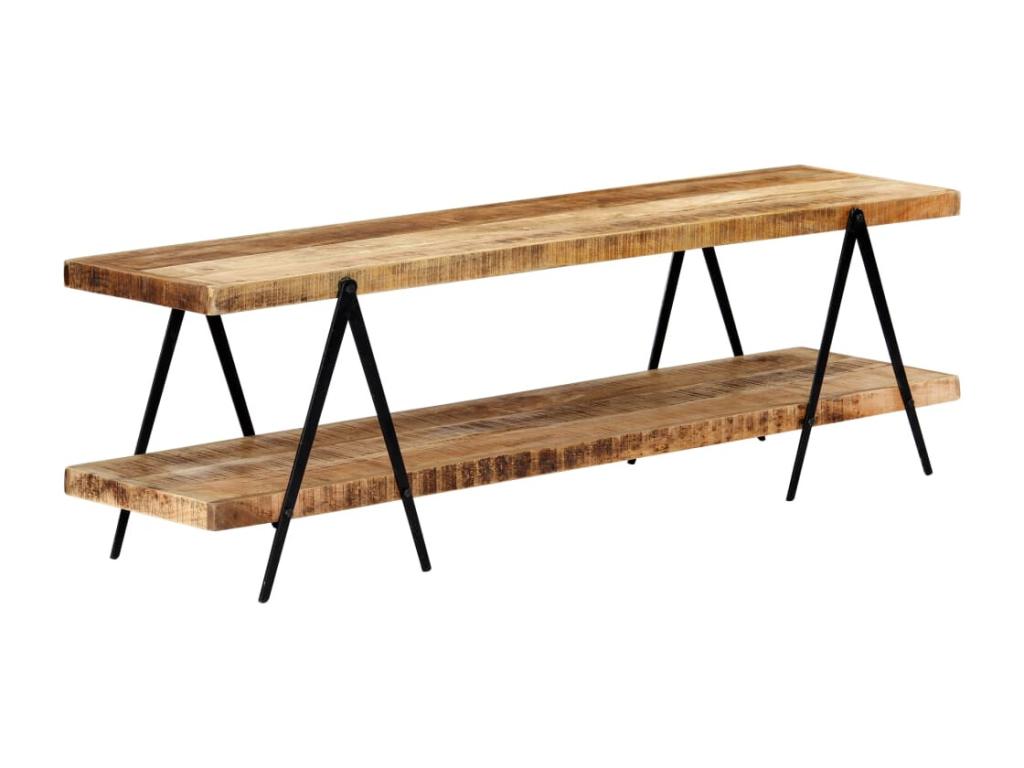 Meuble TV marron, 160 x 40 x 50 cm