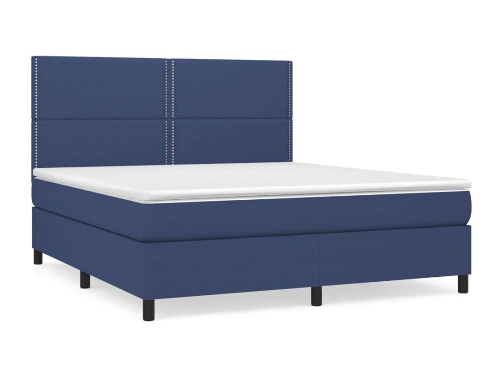 Matelas en tissu bleu, 160 x 200 cm