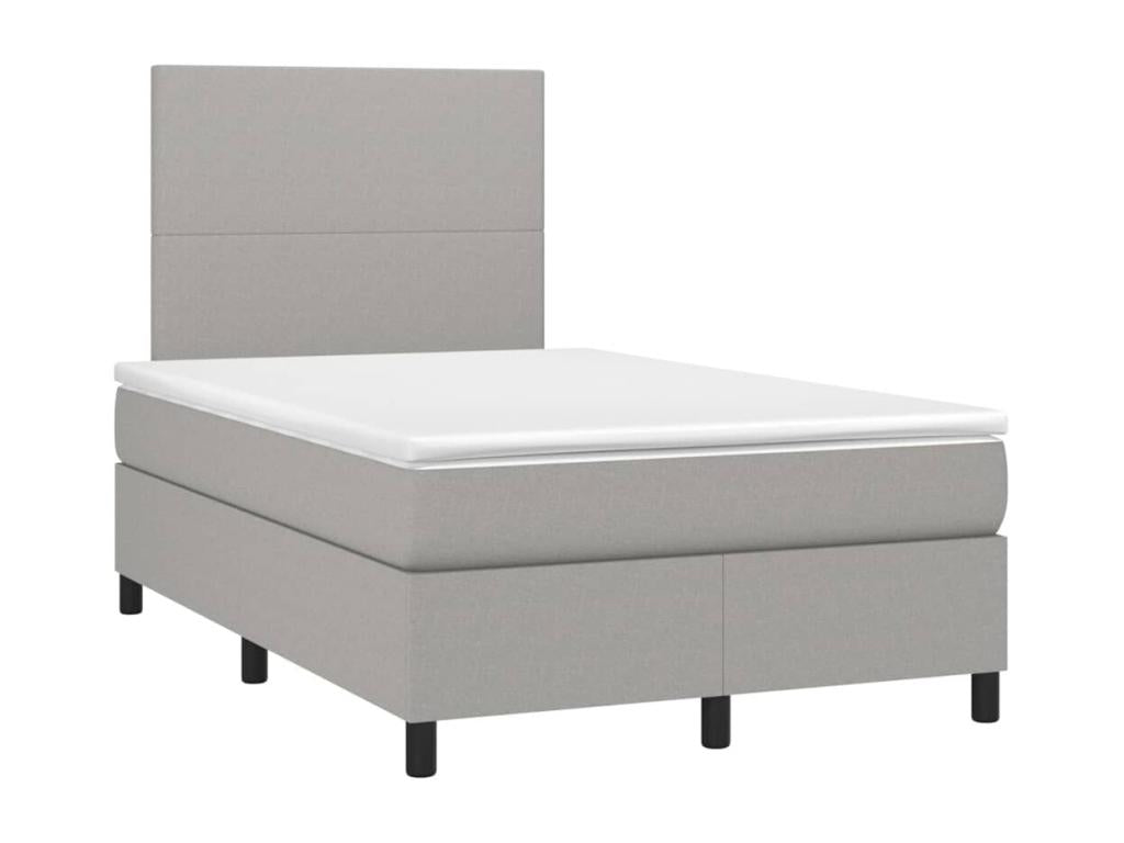 Matelas en tissu gris, 120 x 200 cm - dlz1766575590255