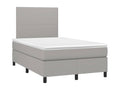 Matelas en tissu gris, 120 x 200 cm - dlz1766575590255