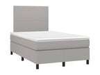 Matelas en tissu gris, 120 x 200 cm - dlz1766575590255