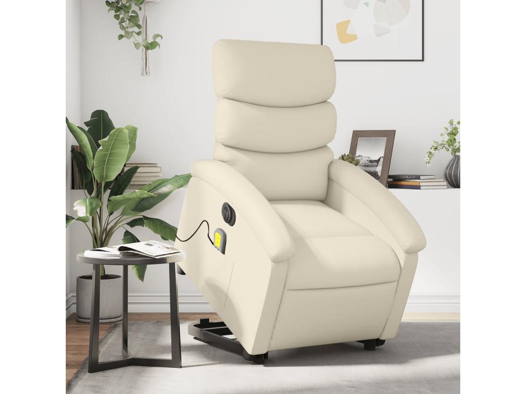 Fauteuil d'appoint en similicuir