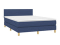 Matelas en tissu bleu, 140 x 190 cm