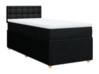 Matelas en tissu noir, 90 x 200 cm