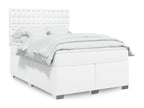 Matelas en similicuir blanc, 140 x 200 cm