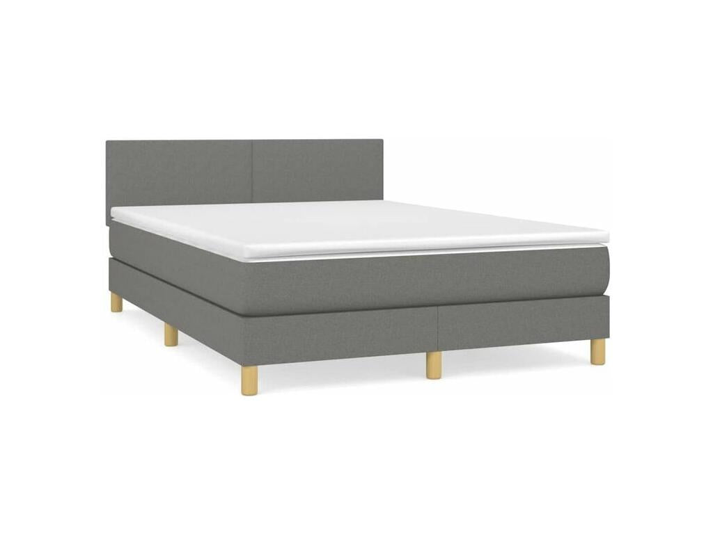 Matelas en tissu blanc, 140 x 200 cm - dlz1766575273161