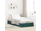 Matelas en velours vert, 90 x 200 cm