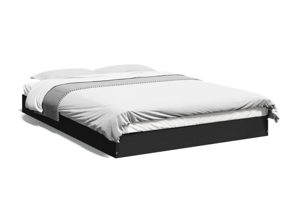Matelas en bois d'ingénierie noir, 120 x 190 cm