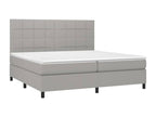 Matelas en tissu gris, 200 x 200 cm