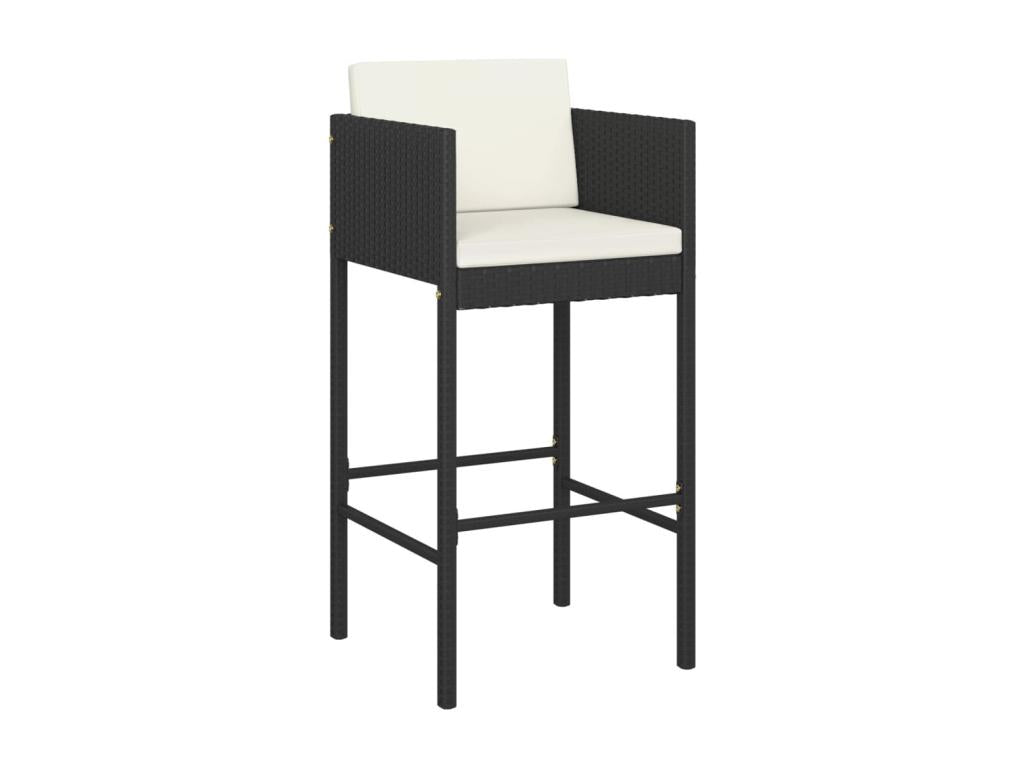 Meubles de maison en résine tressée noire