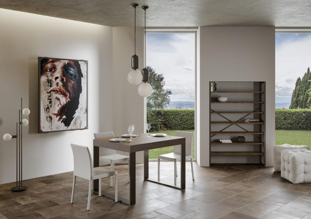 Table marron, 120 x 90 cm