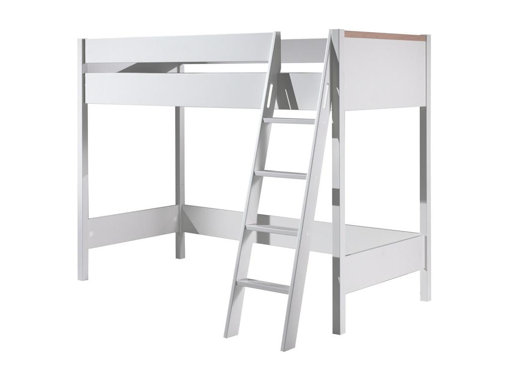 Lit blanc, 90 x 200 cm - dlz1766575473108