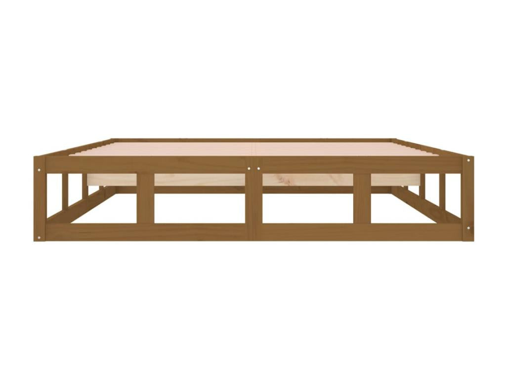 Matelas en bois massif marron, 120 x 200 cm