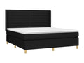 Matelas en tissu noir, 180 x 200 cm