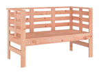Banc en bois massif naturel, 111,5 x 53 x 71 cm