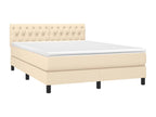 Matelas en tissu beige, 140 x 200 cm