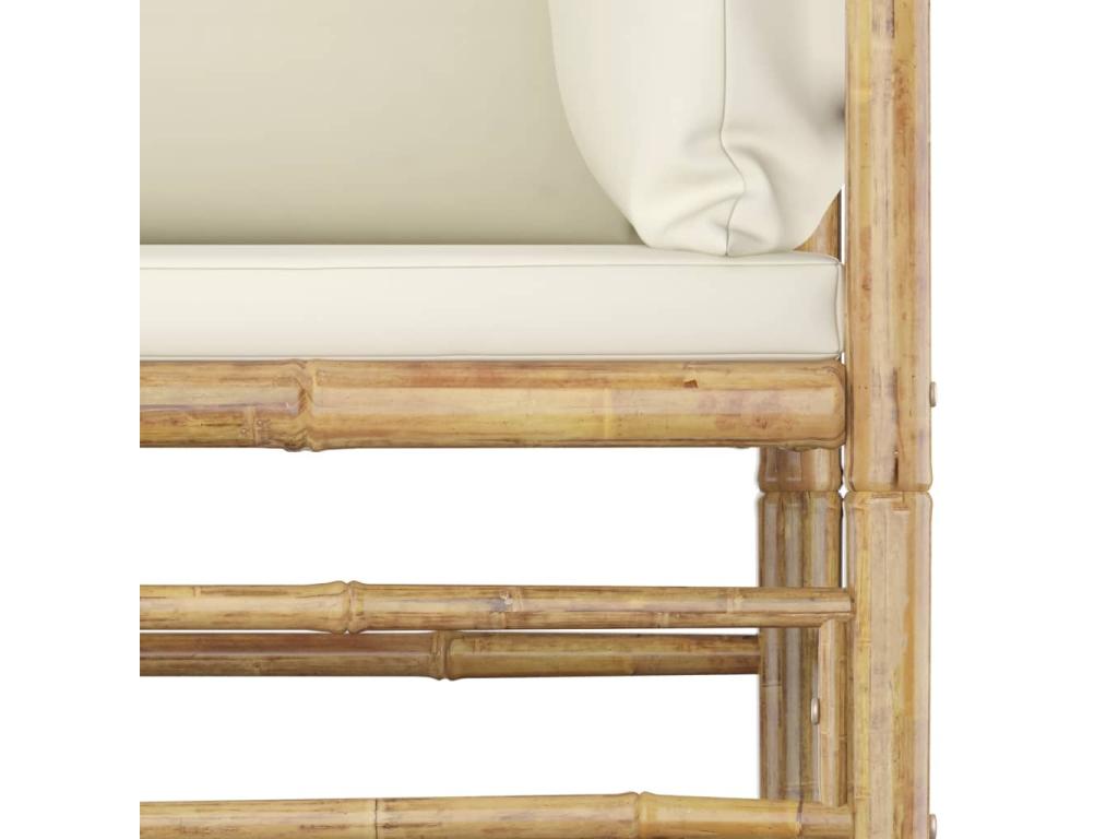 Ensemble de mobilier d'extérieur blanc