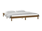Matelas en bois massif marron, 140 x 190 cm