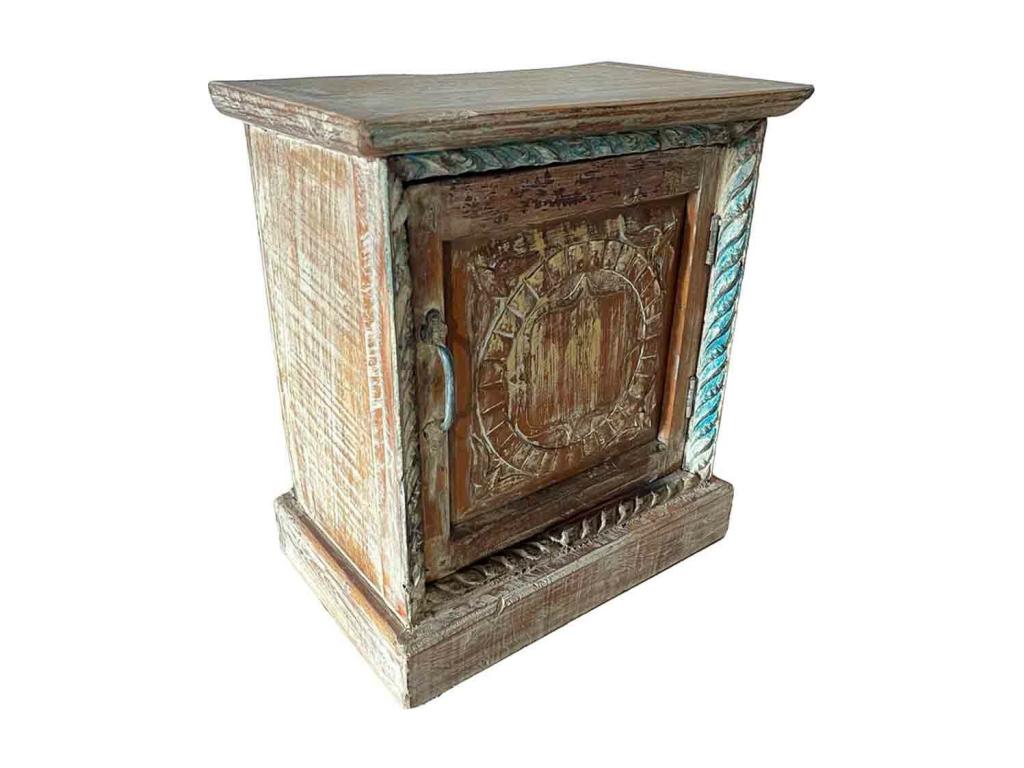 Table marron, 49 x 30 x 54 cm