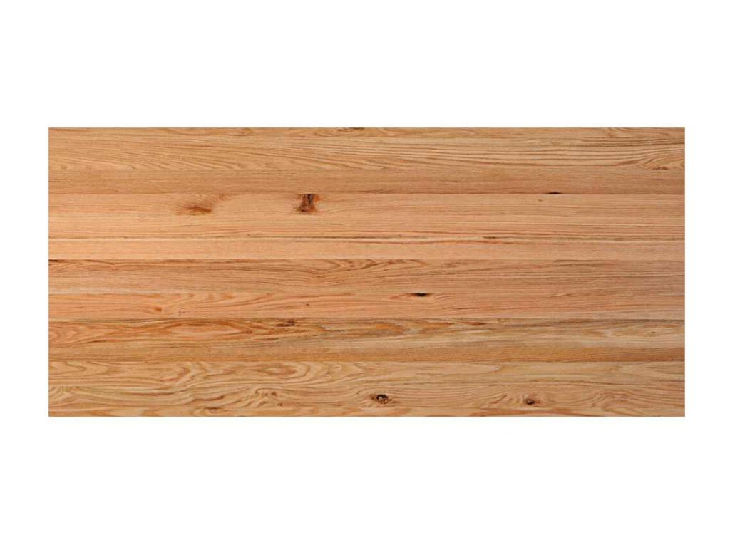 Table de salle à manger en chêne brun