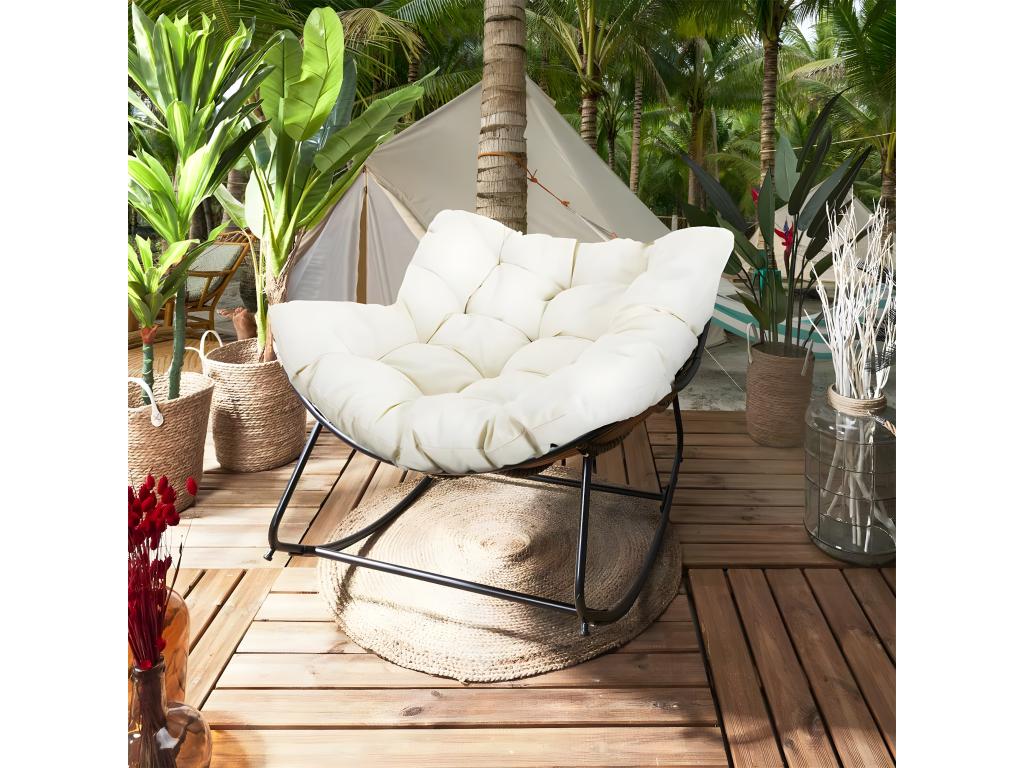 Fauteuil d'appoint blanc