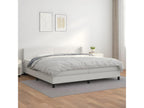 Matelas en similicuir blanc, 200 x 200 cm
