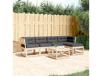 Ensemble de mobilier de jardin en pin naturel - dlz1766575195998