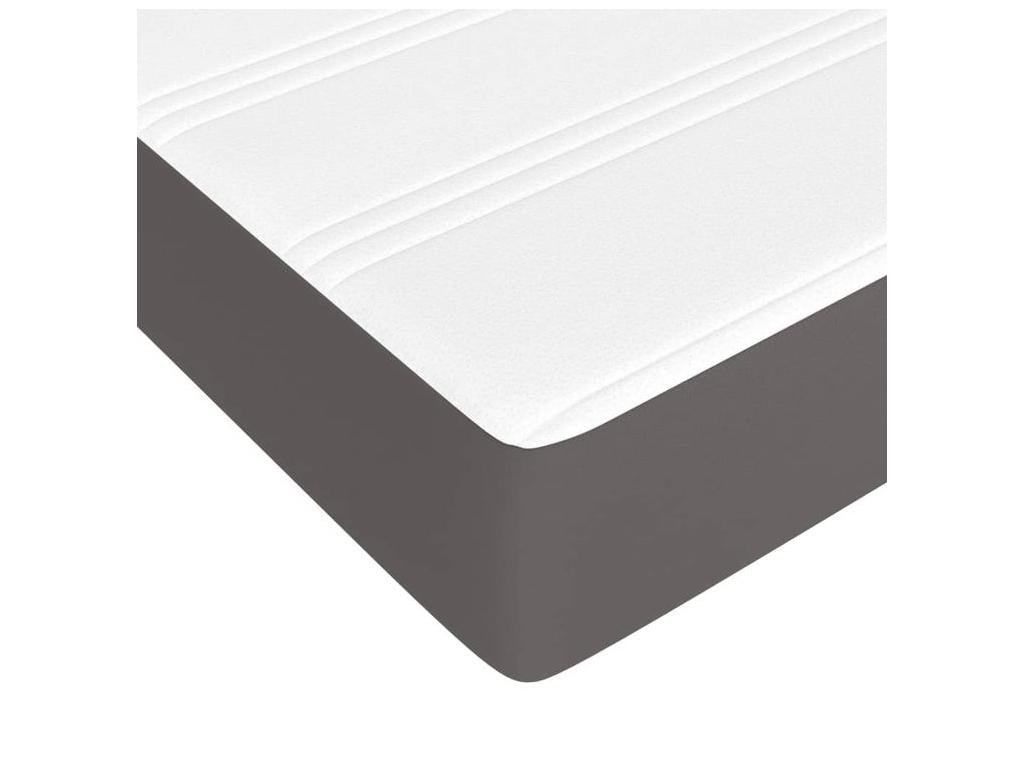 Matelas en similicuir blanc, 80 x 200 cm