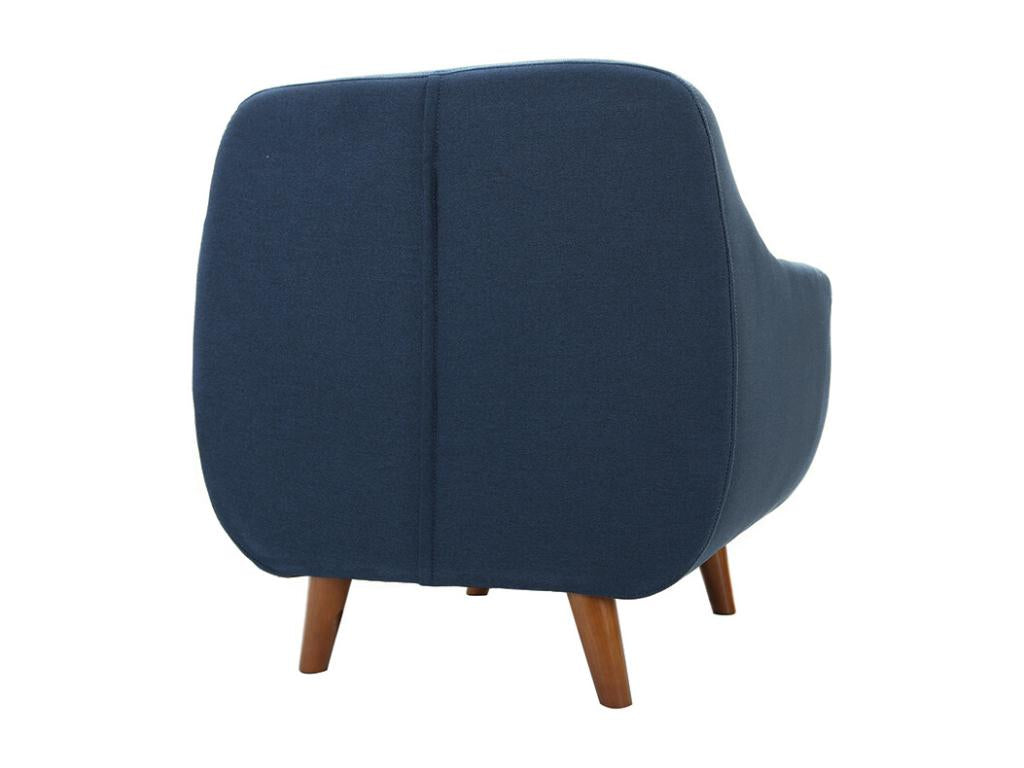 Fauteuil d'appoint en tissu bleu