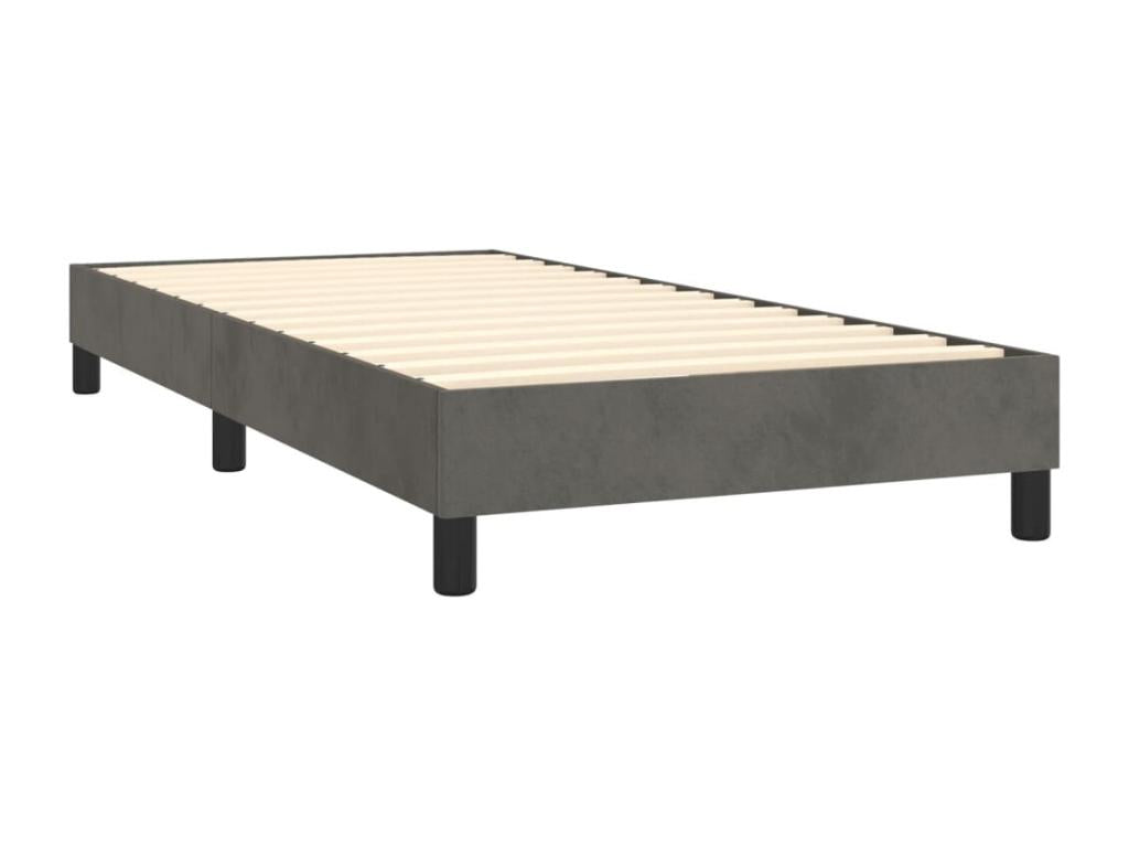 Matelas en velours blanc, 80 x 200 cm