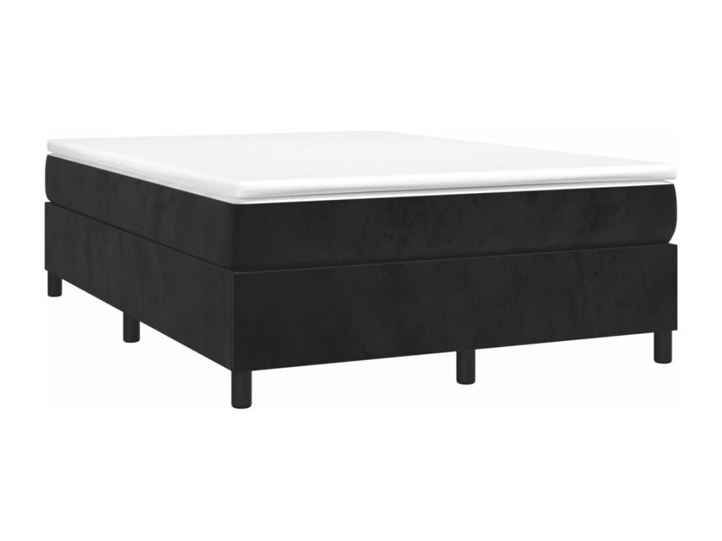 Matelas en velours noir, 140 x 190 cm