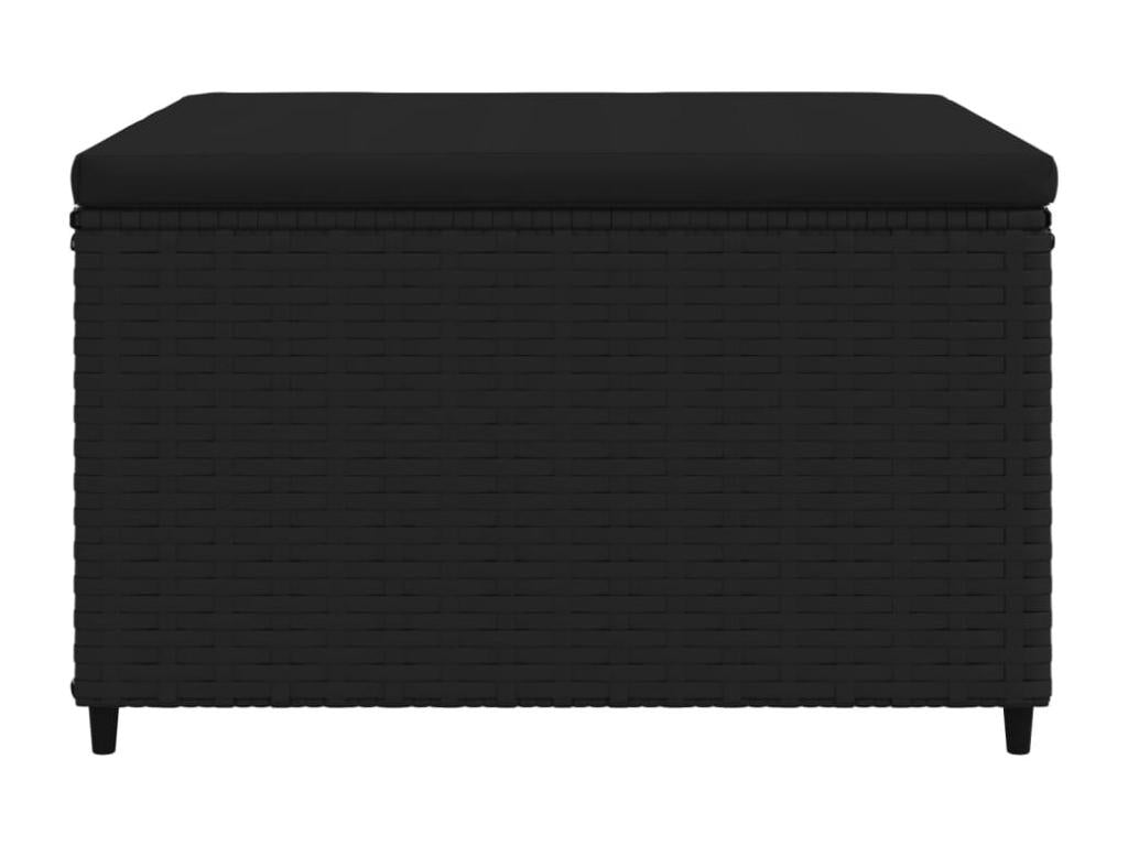 Mobilier de maison en résine tressée noire - dlz1766575003883