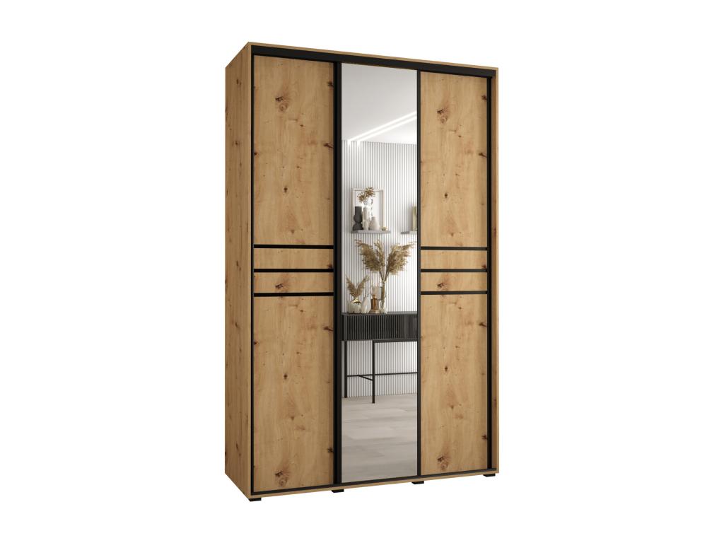 Armoire noire, 160 x 60 x 235,2 cm